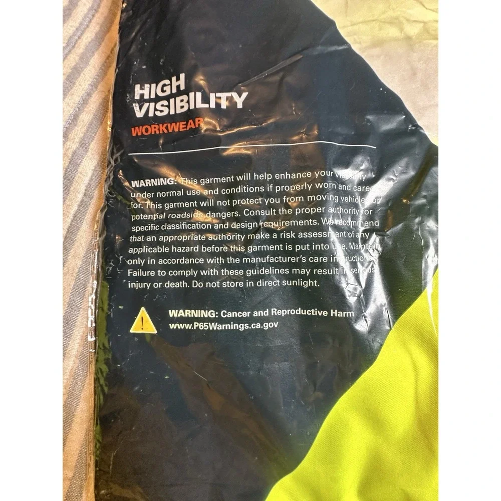 Safety‎ Visibility Rain Suit Jacket & Pants Luminator S/M Yellow